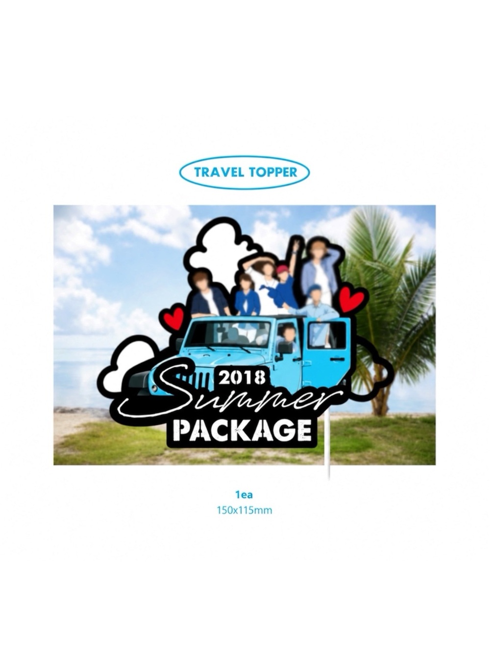 K-POP BTS 2018 SUMMER PACKAGE IN SAIPAN OFFICIAL LIMITED BTS PHOTO STAND